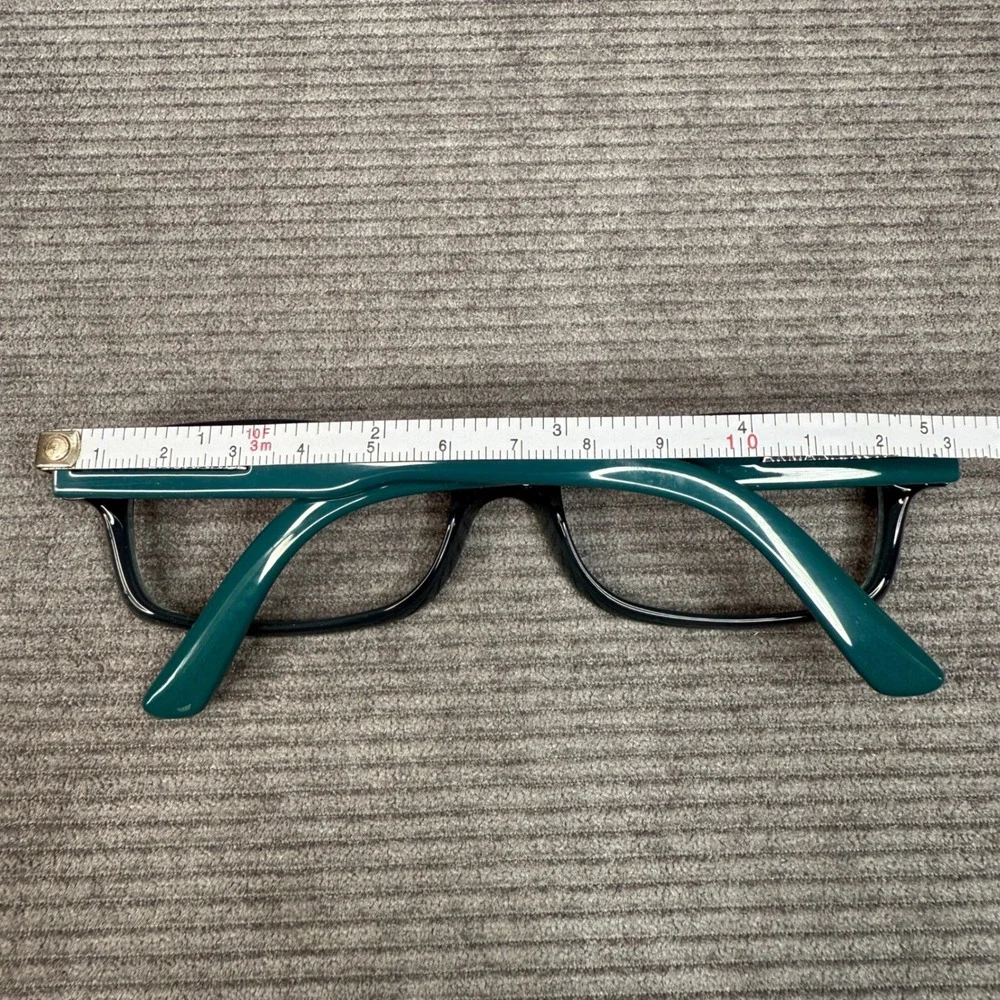 Armani Exchange AX 3017 8120 Teal Blue Rectangular Y2K Eyeglass Frames 52-16-135